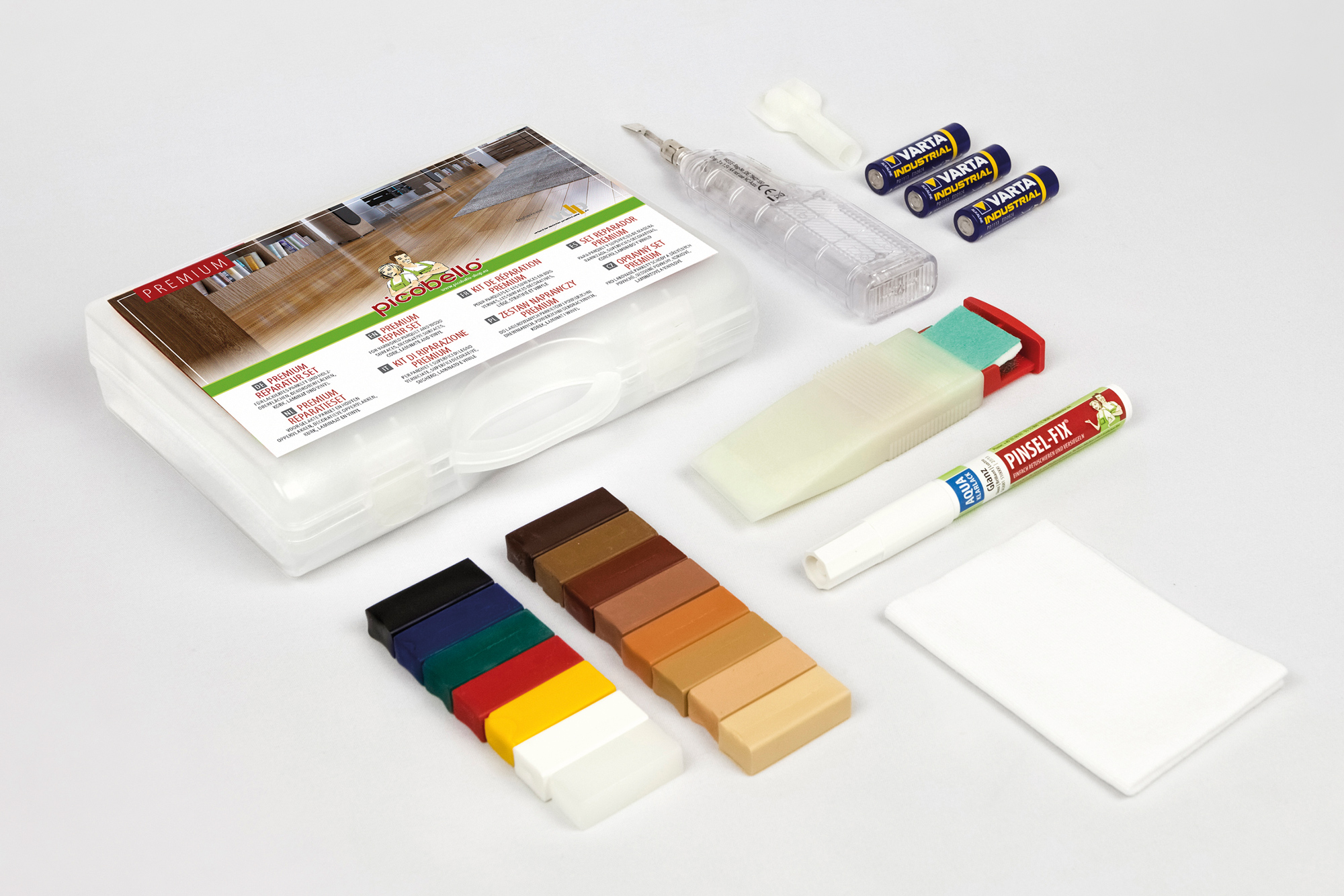 Picobello PREMIUM Repair Set (for lacquered real wood/decor surfaces)